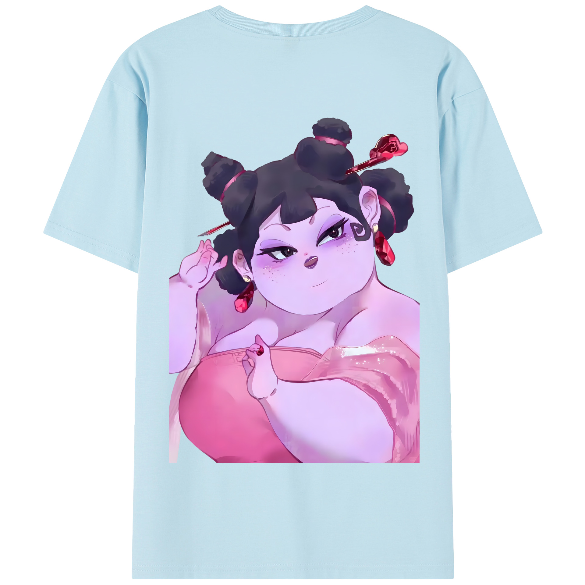 Ne Zha 2 ナタ 魔童の大暴れ 綿100％半袖Tシャツ（背面プリント）